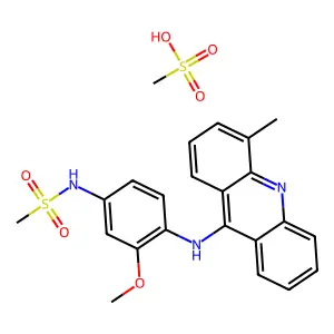 Methanesulfonamide,monomethanesulfonate (MF1) structure
