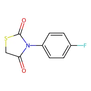 3-(4-Fluorophenyl)-2,4-thiazolidinedione structure