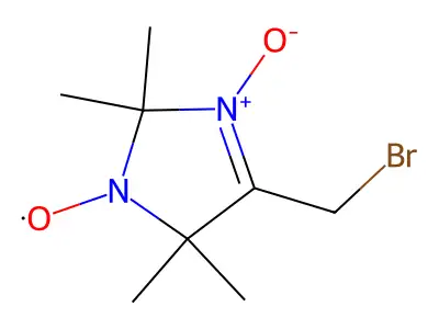 4-Bromomethyl-2,2,5,5-tetramethyl-3-imidazoline-3-oxide-1-oxyl structure