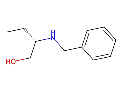 (2S)-2-(benzylamino)butan-1-ol structure