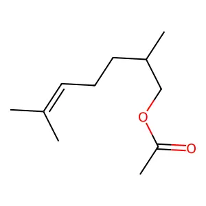 2,6-Dimethylhept-5-enyl acetate structure