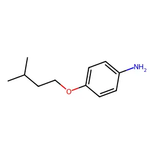 4-(3-甲基丁氧基)苯胺 structure