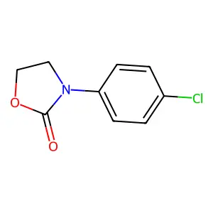 2-Oxazolidinone, 3-(4-chlorophenyl)- structure