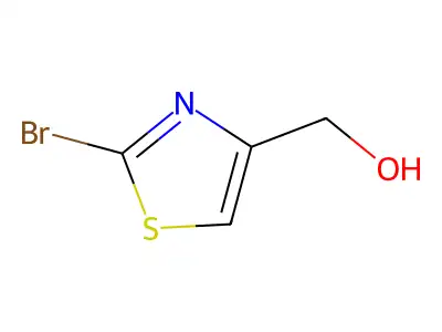 (2-Bromo-1,3-thiazol-4-yl)methanol structure