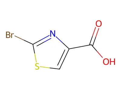 2-Bromo-1,3-thiazole-4-carboxylic acid structure