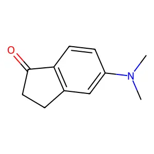 5-Dimethylamino-1-indanone structure
