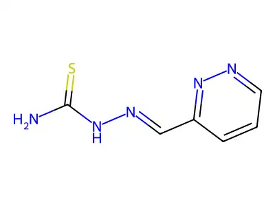 (Pyridazin-3-ylmethylideneamino)thiourea structure