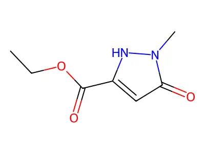ethyl 1-methyl-5-oxo-4H-pyrazole-3-carboxylate structure