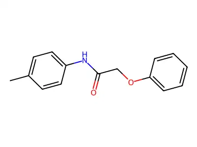 N-(4-甲基苯基)-2-苯氧基乙酰胺 structure
