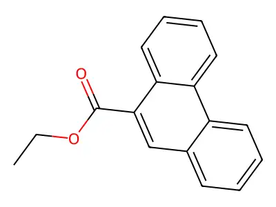 Ethyl phenanthrene-9-carboxylate structure