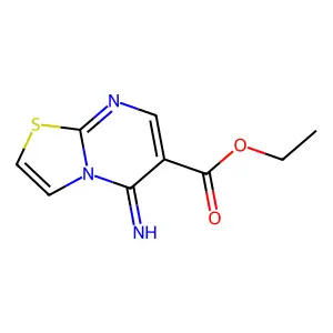 Ethyl 5-imino-5H-[1,3]thiazolo[3,2-a]pyrimidine-6-carboxylate structure