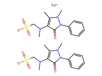 Metamizole calcium structure