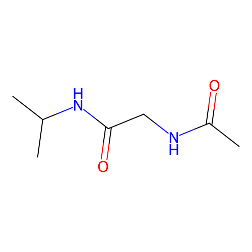 2-acetamido-N-propan-2-ylacetamide structure