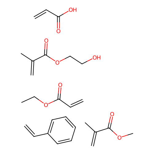 (C8-H8.C6-H10-O3.C5-H8-O2.C5-H8-O2.C3-H4-O2)x- structure