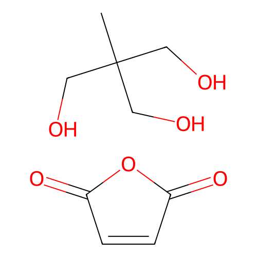Furan-2,5-dione--2-(hydroxymethyl)-2-methylpropane-1,3-diol (1/1) structure