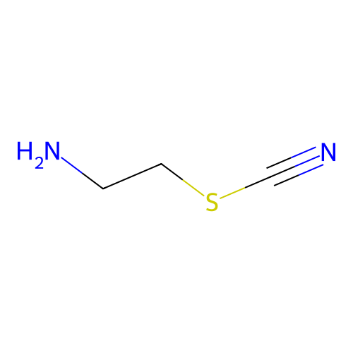 2-Aminoethyl thiocyanate structure