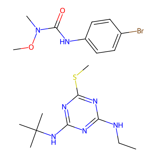 Metobromuron Mixture With Terbutryne structure