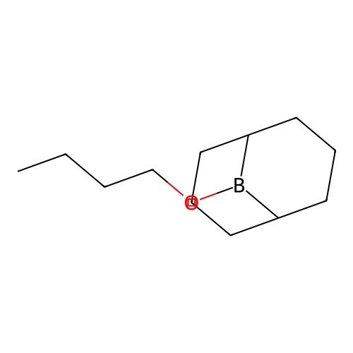 9-Butoxy-9-borabicyclo[3.3.1]nonane structure