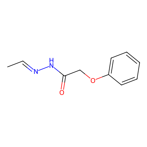 N-(ethylideneamino)-2-phenoxyacetamide structure