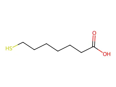 7-Mercaptoheptanoic acid structure