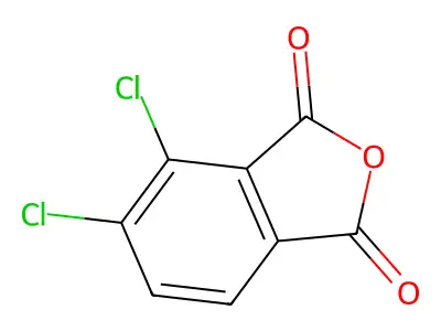 Dichlorophthalic anhydride structure