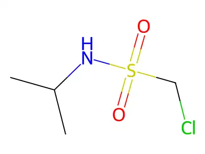 Methanesulfonamide, 1-chloro-N-(1-methylethyl)- structure