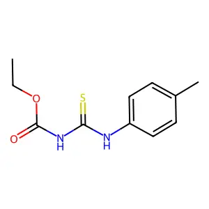ethyl N-[(4-methylphenyl)carbamothioyl]carbamate structure