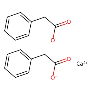 Calcium bis(phenylacetate) structure