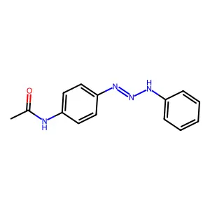 N-(4-Anilinodiazenylphenyl)acetamide structure