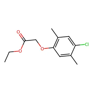 Ethyl 2-(4-chloro-2,5-dimethylphenoxy)acetate structure