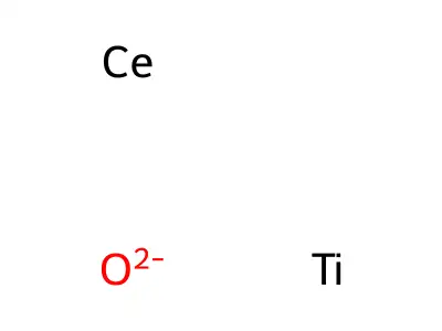Cerium titanium oxide (CeTiO4) structure