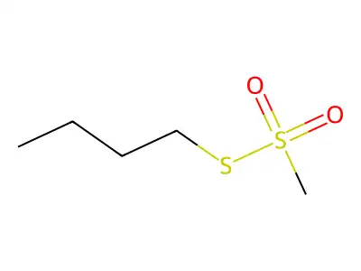 1-Methylsulfonylsulfanylbutane structure