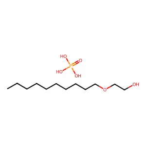 Poly(oxy-1,2-ethanediyl), alpha-decyl-omega-hydroxy-, phosphate structure