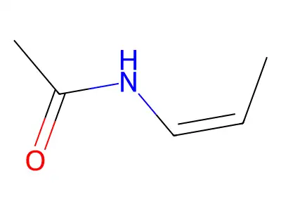 (Z)-N-(prop-1-en-1-yl)acetamide structure