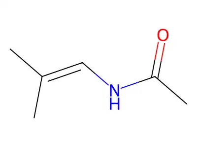 Acetamide, N-(2-methyl-1-propenyl)- structure