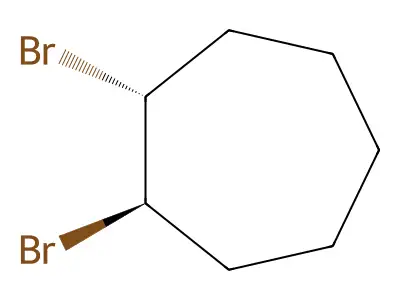 1,2-Dibromocycloheptane structure