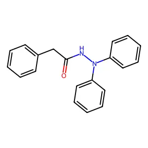 N',N',2-triphenylacetohydrazide structure