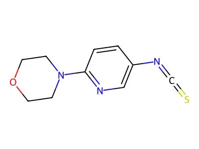 4-(5-Isothiocyanatopyridin-2-yl)morpholine structure