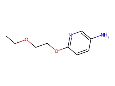 Pyridine, 3-amino-6-(2-ethoxyethoxy)- structure