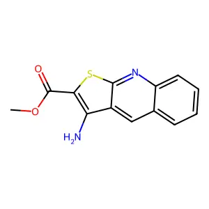 Methyl 3-aminothieno[2,3-b]quinoline-2-carboxylate structure