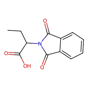 (2S)-2-(1,3-dioxo-2,3-dihydro-1H-isoindol-2-yl)butanoic acid structure