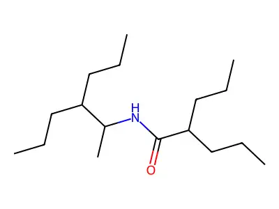 Pentamide, N-(1-methyl-2-propylpentyl)-2-propyl- structure