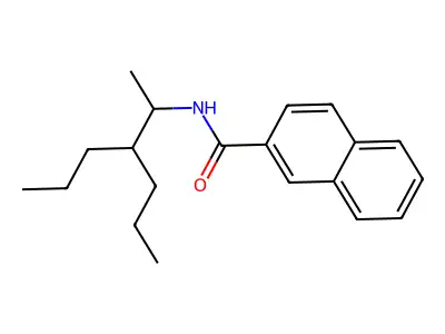 N-(3-Propylhexan-2-yl)naphthalene-2-carboximidic acid structure