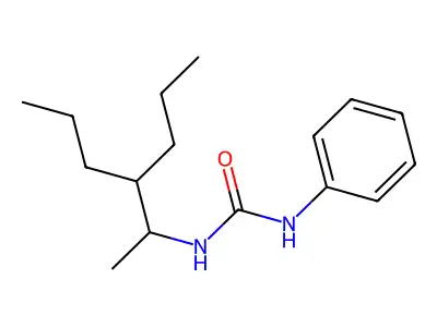 N-Phenyl-N'-(3-propylhexan-2-yl)carbamimidic acid structure