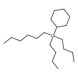 Dibutyl-cyclohexyl-hexylgermane structure
