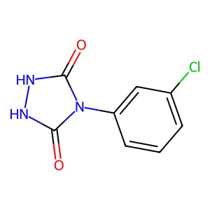 4-(3-Chlorophenyl)-1,2,4-triazolidine-3,5-dione structure
