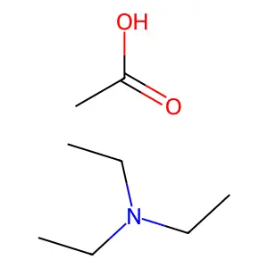 乙酸三乙铵 structure