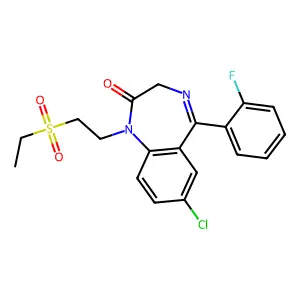 依法西泮 structure