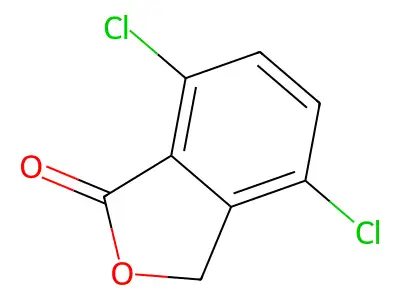 1(3H)-Isobenzofuranone, 4,7-dichloro- structure