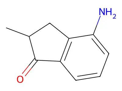 4-Amino-2-methyl-2,3-dihydro-1H-inden-1-one structure